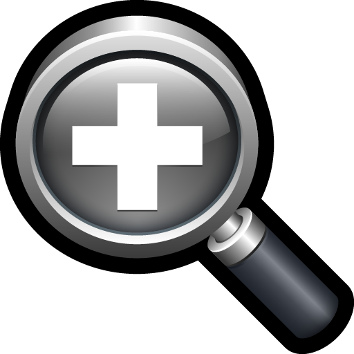 In, lens, search find, zoom icon